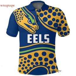 Rugby-Trikots Eel English Rugby Trikot Casual T-Shirt Kurzärärmelte Top Polo