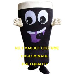 black coffee mascot drink cup custom cartoon character adult size carnival costume 3336 Mascot Costumes