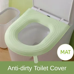 Toilet Seat Covers Dirty Resistant Cushion Soft And Comfortable Waterproof Mat Wear-resistant Washable