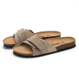 Slippers Soft Soled Cork Sandals Summer Beach Shoes Women Retro Fashion Design Men's