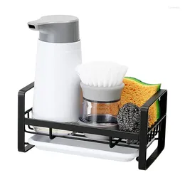 Kitchen Storage Bathroom Sink Home Shlf Holder Sponge Hanging Rack Basket Soap Drain Adjustable