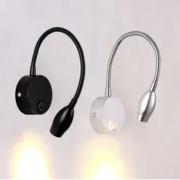 Wall Lamp Two Styles 220V LED Hoses Flexible Home Spotlight Background Counter Reading Modern Fashion Light