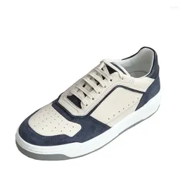 Casual Shoes 2024 Selling Men Leather Good Quality Male Sneakers Blue Pink Youth Fashion Shoe Brand Walking Mens