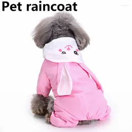 Dog Apparel Pet Products Clothing Raincoat Animal Four Legged Polyester Breathable And Cat