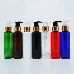 Storage Bottles 50pcs 100ml Empty High Quality Gold Pump Cosmetic Container Liquid Soap Dispenser Refillable Shampoo Shower Gel Bottle