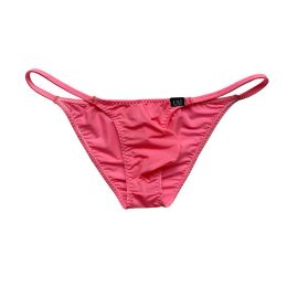 Sexy Men Penis Pouch Underwear Mesh Ultra-thin Bikini Thongs Man Low Rise G-String Transparent Briefs High Elastic Panties