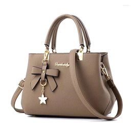 Bag Fashion Shoulder Women Designer Luxury Handbags Lady Bags Plum Bow Sweet Crossbody For 2024 PU Leather Handbag