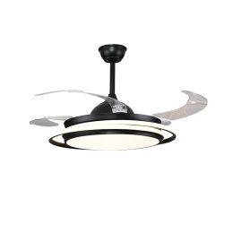 Ceiling Fans Modern Intelligent LED Ceiling Fans With Remote Control Adjustable Speed Dimmable Three Colours For Living Room