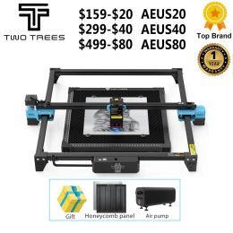 TwoTrees TTS-20 Pro 130W Powerful Laser Engraver CNC With Limit Switch Support Offline Engraving Metal Laser Engraving Machine