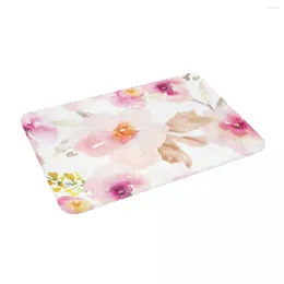 Carpets Modern Watercolour Floral Pattern Non Slip Absorbent Memory Foam Bath Mat For Home Decor/Kitchen/Entry/Indoor/Outdoor/Living Room