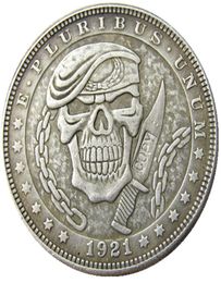 HB78 Hobo Morgan Dollar skull zombie skeleton Copy Coins Brass Craft Ornaments home decoration accssories6550817