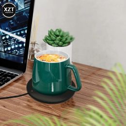Portable DC 5V USB Cup Warmer Coffee Mug Heating Coaster Smart Thermostatic Hot Plate Milk Tea Water Heating Pad Heater