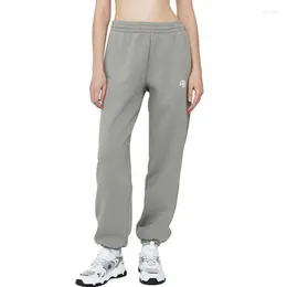 Women's Pants Flordevida Jogging Bottoms For Women Autumn Winter Grey Jogger Cotton Tracksuit Elastic Waist Luxury Trousers