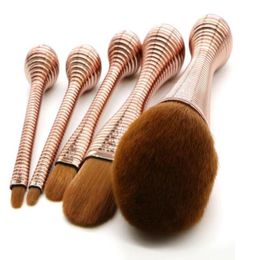 Top Quality Christmas Gifts beauty brushes 5pcs set with box makeup brush foudation powder brush set5263467
