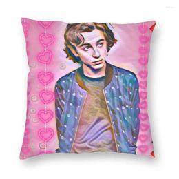 Pillow Fashion Pink I Love Timmy Covers Polyester Timothee Chalamet Case For Sofa Car Pillowcase Living Room Decoration