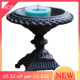 Candle Holders Large Simple Creative Holder Centrepiece Vintage Metal Pillar Stand European Kerzenhalter Room Decoration AH50CH