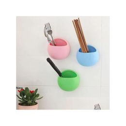 Other Event Party Supplies Storage Toothbrush Bathroom Holders Tootaste Wall Mount Holder Sucker Suction Organizer Cup Rack Office Dhz09