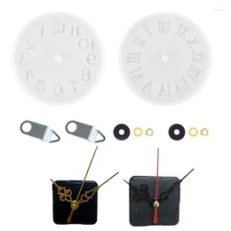 Clocks Accessories Frameless Drawing Clock Movement DIY Repair Parts Replacement With 2 Pairs Of Hands Wall Miniature Movements Mechanism