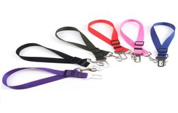 6 Colours Cat Dog Car Safety Seat Belt Harness Adjustable Pet Puppy Pup Hound Vehicle Seatbelt Lead Leash for Dogs ZA39711966999