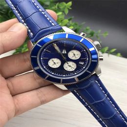 Hot sale high quaity man watch steel watches quartz stopwatch luxury watch stainless watches chronograph wrist watch 237 298P