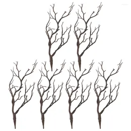 Decorative Flowers Faux Antler Accessories Fake Dry Branch Decors Headbands Artificial Plastic Stems