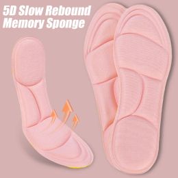 5D Memory Sponge Soft Sports Insoles Men Women Sports Shoes Pad Running Insole Arch Support Massage Insole Sole Shoe Accessories
