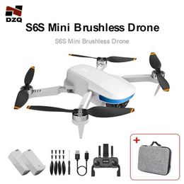 Drones DZQ New S6S Mini G 5G WIFI FPV Drone with Wide Angle 4K Camera Flying RC Foldable Four Helicopter LS878 Drone Gift Toy S24525