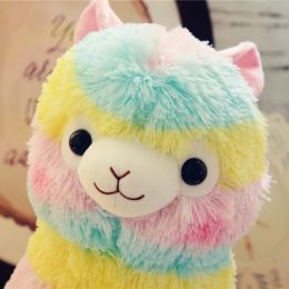 20cm Kawaii Rainbow Alpaca Plush Toys Soft Stuffed Sheep Peluches Cute Animal Dolls Kids Toys for Childrens Gift Room Decor