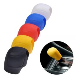 Car Silicone Gear Shift Knob Cover Anti slip Shifter Knob Universal Shifter Handle Protective Case Auto Interior Accessory