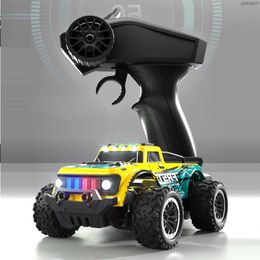 24G LED 4WD Vehicle With Lights RC Electric/RC Childrens Remote Control Car Off-road Truck Wireless Toy 1 20 Pcbvu