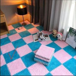 Carpets Light Luxury Floor Mat Single Piece Combination Flooring Pads Non-slip Child's Crawling Protective Front Porch Decoration