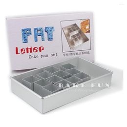 Baking Moulds Rectangle Combination Style Numbers Letters Birthday Cake Mold Chiffon Tool English Letter Type Home Bakery Supplies
