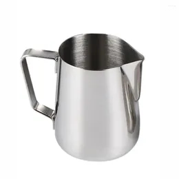 Hip Flasks Stainless Steel Milk Frothing Jug Coffee Pitcher Espresso Steaming Barista Latte Frother Cup Cream Froth