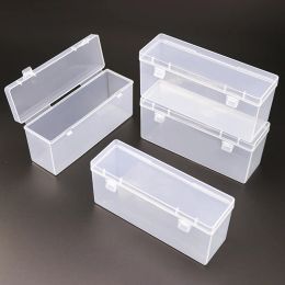 Clear Plastic Storage Containers Empty Case Organiser with Beads, Crafts, Jewelry, Brush, Cosmetic Pencils, Pens