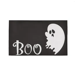 Carpets Halloween Ghost Boo Doormat Welcome Door Mat Outdoor Indoor Entrance Floor Funny Home Decorative Rug Thanksiving Decor