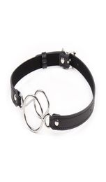 Metal Oring Mouth Gag Plug Bondage Slave Restraints Leather Belt In Adult Games For Couples Fetish Oral Sex Toys For Women Men 3274815