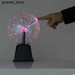 Night Lights Novelty Touch Sensor Night Light USB Original Magic Table Light Childrens Gift Party Bedroom Decorative Glass Plasma Ball Light S2452410