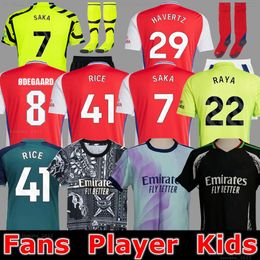 Fãs Player versão preta 424 camisa de futebol 21 22 ODEGAARD ​​PEPE SAKA NICOLAS TIERNEY HENRY WILLIAN THOMAS NKETIAH MAITLAND NILES 2021 camisa de futebol conjuntos para crianças