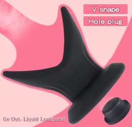 Hollow Anal Plug Tunnel Buttplug Gay sexy Toys Open Butt Enema DilatorShowerSpeculum Expander For Anus MassageDouche9390530