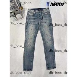 2024 New amis jeans Designer Jeans Purple Jeans Ksubi Jeans High Street Hole Star Patch Men's Womens Star Denim Stretch Slim-Fit Trousers True Jeans amis shirt 523