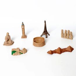 Realistic Mini Ancient Egypt,Around The World Building Architectural Models Playset Miniature Educational Party Decorations Toys