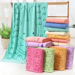 Towel 70 140cm Microfiber Bath Cute Kawaii Large Soft Baby Kids Boy Girls Women Towels Beach Swimming Absorbent Quick Dry