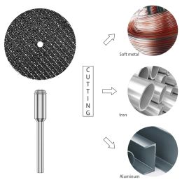 Diamond Saw Blade Abrasive Cutting Disc Set With Mandrels Grinding Wheels For Dremel Accesories Metal Cutting Rotary Tool