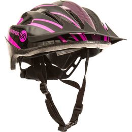 Cycling Helmets Rocks women 18-Vent bicycle muscle ABS shell and separable Visor black and pink Q240524