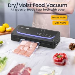 ALACRIS LED Vacuum Sealer Kitchen Food Storage Bag Sealing Packaging Machine Automatic Food Storage Containers Home Appliances