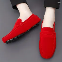 Casual Shoes Men's Moccasins Penny Loafer Driving Comfy Non-slip Slip On Faux Suede Footwear Spring And Summer