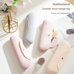 Sunglasses Cases Home silicone storage beauty makeup bag unfinished with dust Q240524