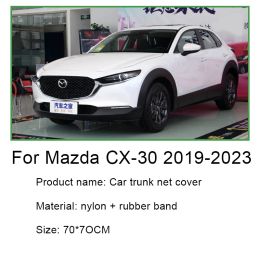 Trunk Net for Mazda CX-30 CX30 CX 30 2022 2023-2019 2021 Auto 4 Hook Car Rear Cargo Storage Net Mesh Luggage Elastic Accessories