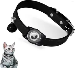 Dog Collars Suitable For Apple Airtag Tracker Waterproof Protective Case Pet Leather Collar Lost Cat Positioning