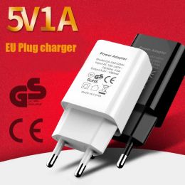 5V 1A Mini USB Wall Charger Mobile Phone Charger EU Plug Travel Charger Adapter for iPhone13 Android xiaomi mi11 huawei mate30